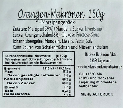 Orangen-Makronen