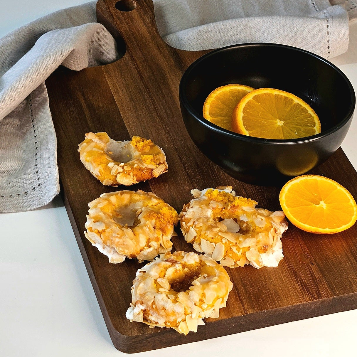 Orangen-Makronen